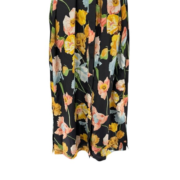 Tuckernuck NEW Black Moonlit Iris Camille Belted Short Sleeve Maxi Dress Size M - Picture 6 of 11